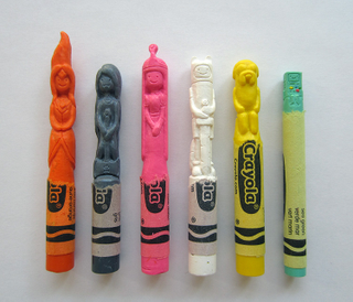 Illustration for article titled Your Favorite Characters, Carved Into Crayons